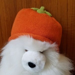 Gymboree orange knitted pumpkin hat